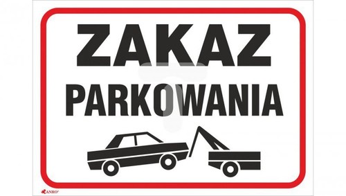 Tabliczka ostrzegawcza zakaz - ostrzegawcza, /
