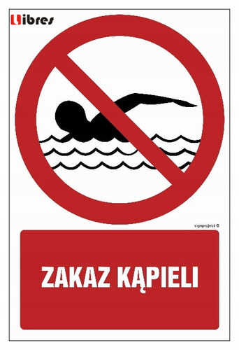 Gc055 zakaz kąspieli 20 - gc055,