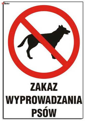 Znak tablica zakaz - zi-9,